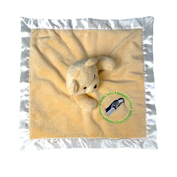 BabyFanatic Seattle‎ Seahawks Security Blanket Bear Licensed Lovie Lovey Buddy - Picture 8 of 12
